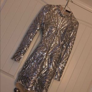 Back out sequence dress